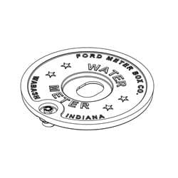 Ford WA3L-C-REC463-T Locking Lid Only, 11-1/2 in