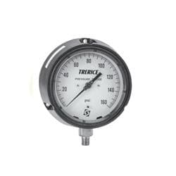 Trerice 450B4502LA100 450 Dry Pressure Gauge, 0 to 100 psi Pressure, 1/4 in MNPT Connection