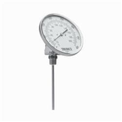 Trerice B8360427 Bi-Metal Thermometer, 3 in, 1/2 in NPT, 4 in L Stem, 0 to 250 deg F