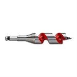 Milwaukee® Tool 48-13-1123 Heavy Duty Solid Center Ship Auger Bit, 1-1/8 in Dia, 6 in OAL, 3 in L Spiral Flute, 7/16 in Shank