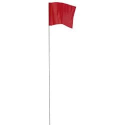 Milwaukee® Tool 78-007 Stake Flag With 21 in Wire Stem, Red