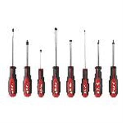 Milwaukee® Tool 48-22-2718 Demolition Screwdriver Set, Measurement System: Imperial, 8 Pieces, Forged Steel/Plastic/Rubber