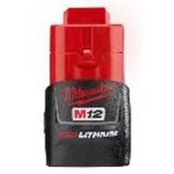 Milwaukee® Tool 48-11-2401 M12™ REDLITHIUM™ CP1.5 Battery Pack, 1.5 Ah Lithium-Ion Battery, 12 VDC Charge