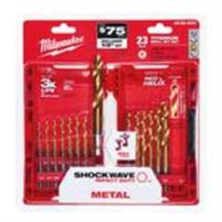 Milwaukee® Tool 48-89-4631 SHOCKWAVE™ RED HELIX™ Impact Duty Drill Bit Kit