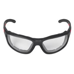 Milwaukee® Tool 48-73-2040 High Performance Safety Glass With Gasket, Anti-Fog/Anti-Scratch/Impact-Resistant, Clear Lens