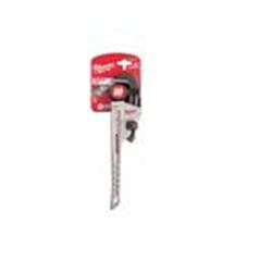 Milwaukee® Tool 48-22-7210 OVERBITE JAW ™ Pipe Wrench, 10 in OAL, Hook Jaw, Aluminum Handle