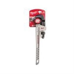 Milwaukee® Tool 48-22-7214 OVERBITE JAW ™ Pipe Wrench, 14 in OAL, Hook Jaw, Aluminum Handle