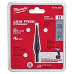 Milwaukee® Tool 48-89-9201 Step Drill Bit, 1/8 in Dia Min Hole, 1/2 in Dia Max Hole