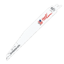Milwaukee® Tool 48-00-5706 SAWZALL® The Wrecker™ Demolition Straight Back Reciprocating Saw Blade, 9 in L x 1 in W, 8 TPI, Bi-Metal Body