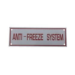 FPPI® 02-049-00 Drum Drip Identification Sign, 6 x 2 in
