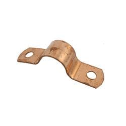 3/8 in Copper 2-Hole Pipe Strap CC-38PS