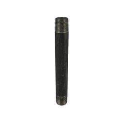 1/2 x 6 in Black Extra Heavy Nipple Gs
