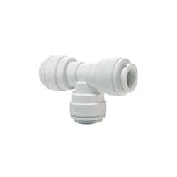 John Guest® Pp30120812W Tee, 3/8 x 1/4 x 3/8 in