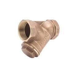105-708Nl 2 in T-16 Brass Wye Strainer