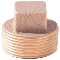 1/4 in Brass Thread Solid Plug Lead Free Gs