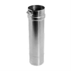 DuraVent® FasNSeal® FSVL1203 Single Wall Special Gas Vent Pipe, 3 in Diameter, 12 in Length