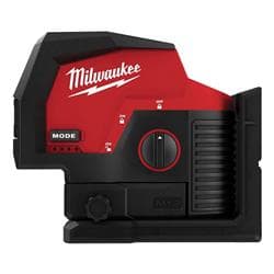 Milwaukee® Tool 3622-21 M12™ Green Cross Line & Plumb Points Laser Kit, 125 ft Measuring