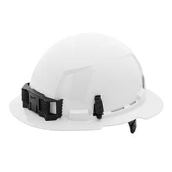 Milwaukee® Tool 48-73-1121 Full Brim Hard Hat, White, SZ 6-1/2