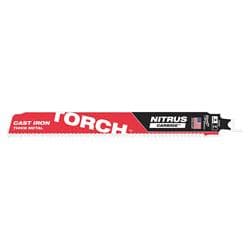 Milwaukee® Tool 48-00-5262 TORCH™ SAWZALL® Saw Blade, 9 in L x 1 in W, 7, Cast Iron Body