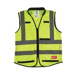 Milwaukee® Tool 48-73-5042 Performance Safety Vest, L/XL, Hi-Viz Yellow