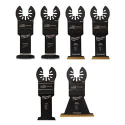 Milwaukee® Tool 49-10-9112 6 Piece Universal Fit Oscillating Multi-Tool Blade Set