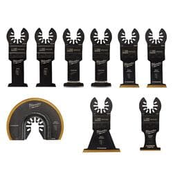 Milwaukee® Tool 49-10-9113 9 Piece Universal Fit Oscillating Multi-Tool Blade Set