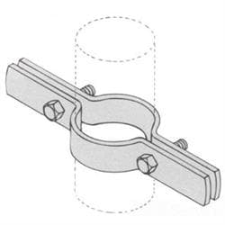5 in Plain Riser Clamp Phd 550