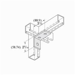 3 HOLE CORNER ANGLE GALV PHD 5120EG
