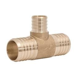 Sharkbite® UC08414128 Crimp Tee, 1-1/2 x 1-1/2 x 1 in Nominal