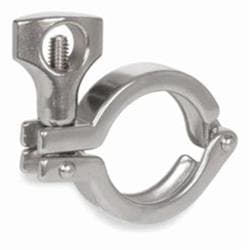 1 to 1-1/2 in Sanitary 304 Heavy Duty Clamp