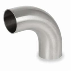 4 in Sanitary 316 SS Long Radius 90 Elbow
