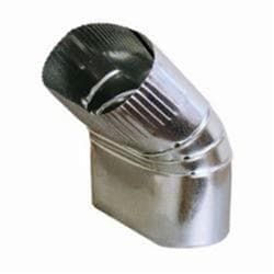 Snappy™ 6034-7 Oval Vertical Angle, 7 in, 45 deg, Galvanized, Steel