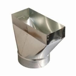 Snappy™ P5-607 Straight Perimeter Register Boot, 7 in Dia, 24, 26, 28, 30 ga