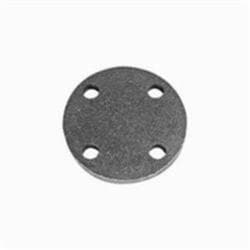 5 x 10 in Black Cast Iron Blind Flange