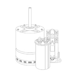 Sure Comfort 70-105388-01 Induced Draft Blower Assembly - 30-110V Motor, Discharge Right