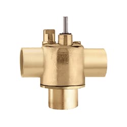 Caleffi Z-one™ Z300533 3-Way Diverting Motorized Zone Valve Body, 3/4 in