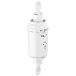 DELTA® DWQ300350 Reverse Osmosis Pre-Filter, 5.19 in L 2.13 in W 2.13 in H, Plastic, Import