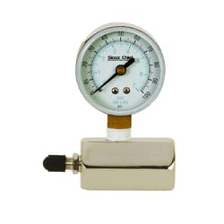 Sioux Chief 355-100PK1 0–100 lb Gas Test Fitting, 3/4 in FIP Clamshell