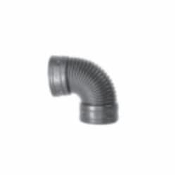 ADS® 0490AA Single Wall Snap Elbow, 4 in