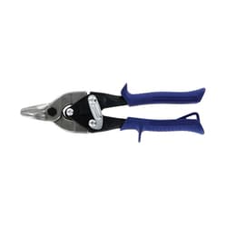 Midwest Snips® MWT-6716B Bulldog Aviation Snip, 16 ga Cold Rolled Steel, 18 ga Stainless Steel Cutting, 7/8 in L of Cut, Straight/Notch Snip, Steel Blade