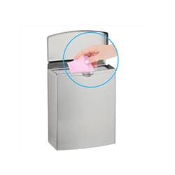Bobrick B-270 Commercial Restroom Sanitary Napkin/Tampon Disposal