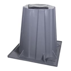 Diversitech HPR-6 1-Piece Heat Pump Riser, 6 in, Polypropylene