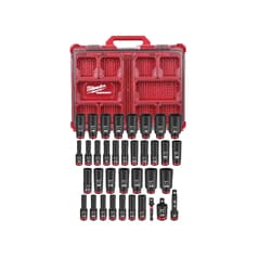 Milwaukee® Tool 49-66-6805 36Piece SHOCKWAVE™ Impact Duty Socket 3/8" Drive Set with PACKOUT™