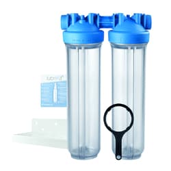 Atlas Filtri® ZA1802621L Kit - DP BIG Duo - Double 4.5 in x 20 in - Clear Sumps - 1 in NPT