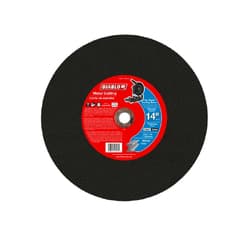 Diablo® DBD014109A01F Steel Demon™ 14 in diameter, 1 in arbor, Type 1 hub, 7/64 in thickness
