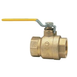 WATTS® 0547105 FBV-3C 1-1/4 in 2-Piece Full Port Brass Ball Valve
