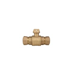 Ford B44-777-Q-NL Ball Valve Curb Stop, 2 in Nominal