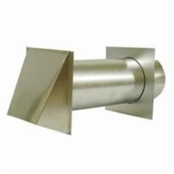 Snappy&trade: VU-4 VU Series Dryer Vent Hood, Aluminum, 6 in L x 6 in W