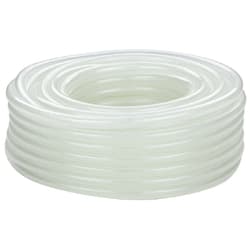 DiversiTech 7-38B Braided Tubing, 3/8 in ID Dia, 100 ft L, Vinyl, Clear