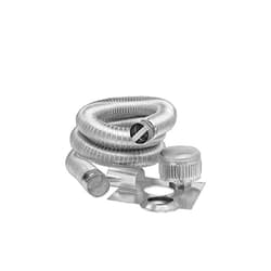 Metal-Fab Flexible Aluminum Chimney Liner 5" x 25' Economy Liner Kit - MLKE0525
